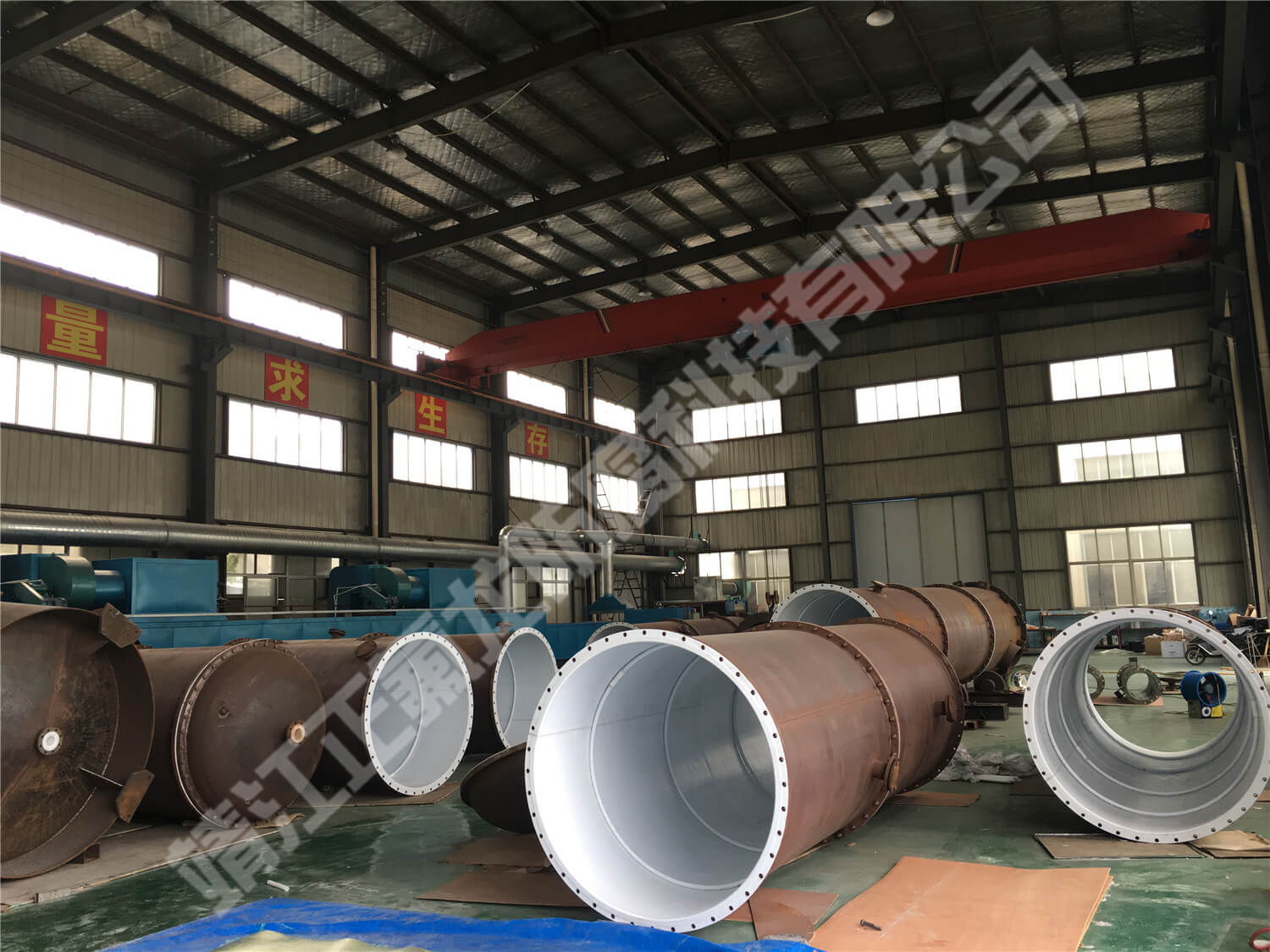 内衬聚四氟乙烯（PTFE）大型设备